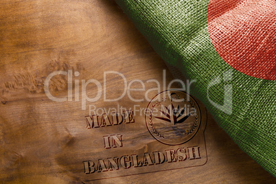 Reprint on wooden surface - Made in Bangladesh