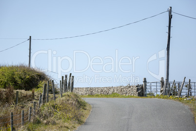 typical road in Ireland