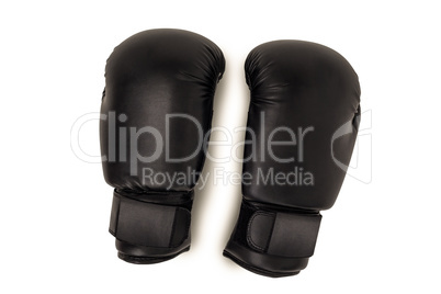 Boxing gloves on white background