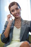 Businesswoman on the phone