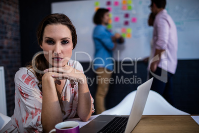Portrait of a casual businesswoman Portrait of a casual businesswoman