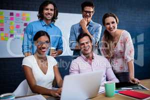 Portrait of a group of colleagues