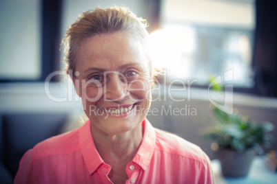 Portrait of senior woman smiling