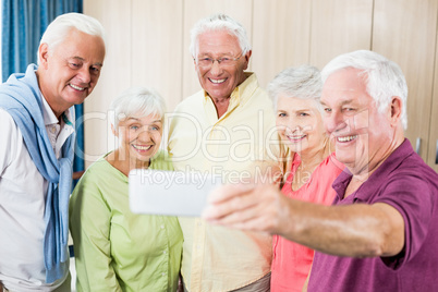 Seniors taking a selfie