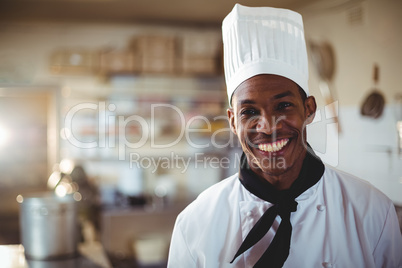 Portrait of smiling chef