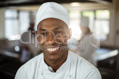 Portrait of smiling chef