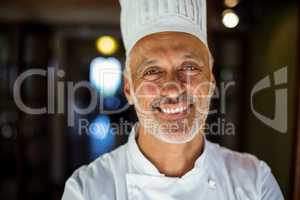 Portrait of smiling chef