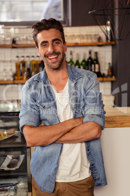 Man standing with arms crossed