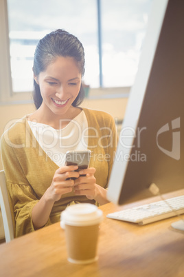 Business woman posing