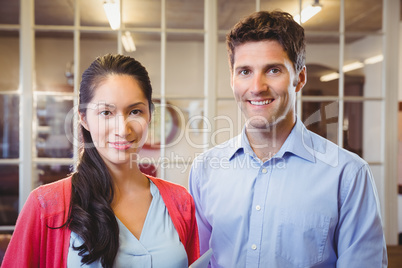 Business people posing together