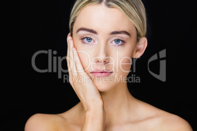 Portrait of woman posing for the camera