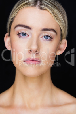 Portrait of woman posing for the camera