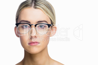 Portrait of woman posing for the camera