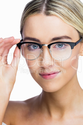 Portrait of woman posing for the camera