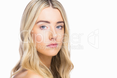 Portrait of woman posing for the camera