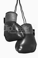 Boxing gloves attached