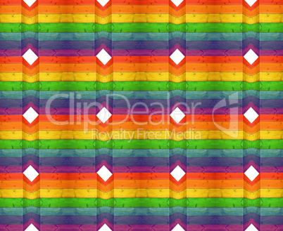 bright multicolored texture from wooden boards