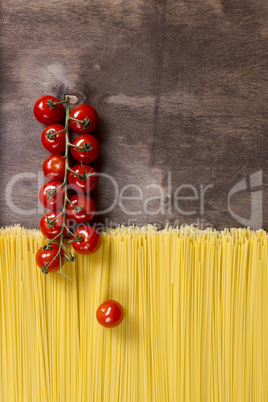 Spaghetti and tomatos