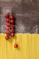 Spaghetti and tomatos