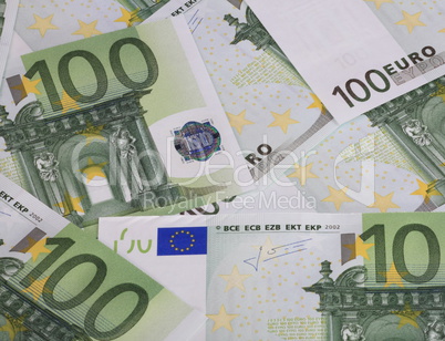 europe euros banknote of hundreds