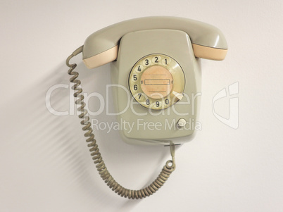 Vintage landline telephone