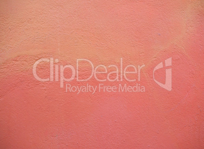 Orange Painted plaster wall