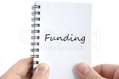 Funding text concept