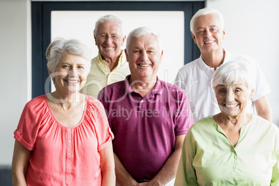 Seniors standing together