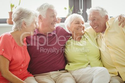 Seniors sitting together