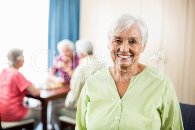Senior woman standing Senior woman standing