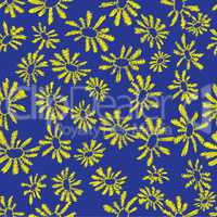 Camomile seamless pattern