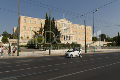Main street in Athens photo