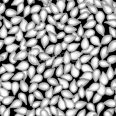 pumpkin seeds seamless vector background