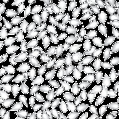 seeds of pumpkin seamless vector background