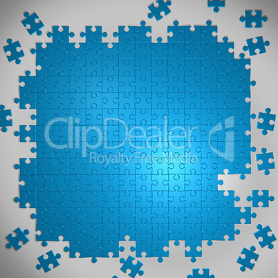 Vector jigsaw puzzle connection background. Abstract vector illustration.