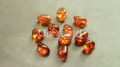amber stones revolves