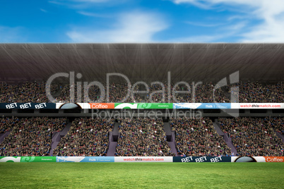 Digital image of a stadium