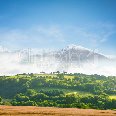 Composite image of a country scene