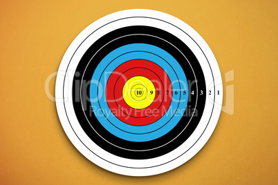 Digital image of a target