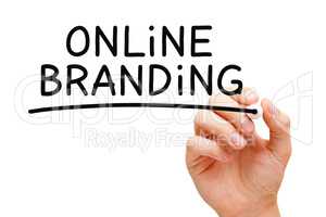 Online Branding Black Marker