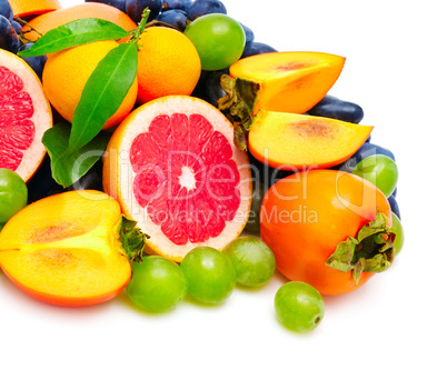 collection fresh fruit