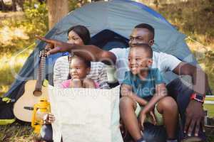 Happy family enjoying together