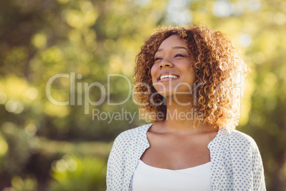 Beautiful woman smiling