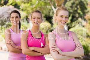 Portrait of young athlete women standing