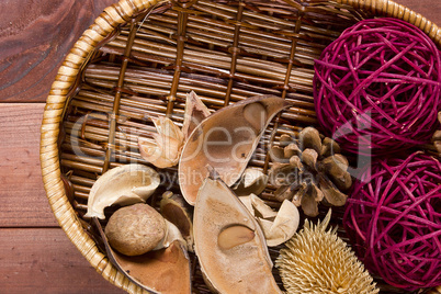 Colorful assorted potpourri