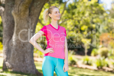 Beautiful woman smiling