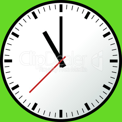 Clock icon, Vector illustration, flat design EPS10