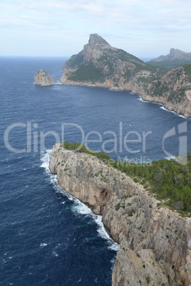 Blick zum Cap Formentor, Mallorca