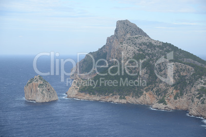 Blick zum Cap Formentor, Mallorca