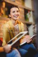 Young woman in meeting